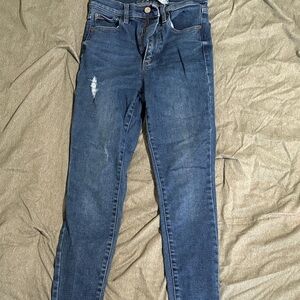 Garage Dark Blue Skinny Jeans